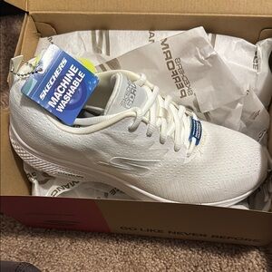 Skechers White Machine Washable Sneakers